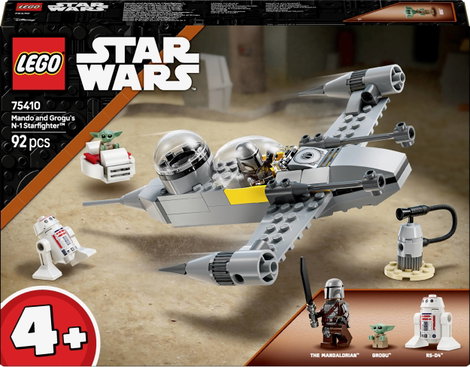 LEGO® STAR WARS™ 75410 Mandos és Grogu N-1 Starfighter™