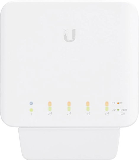 Ubiquiti Networks UniFi USW-Flex Hálózati switch, RJ45 4+1 port PoE funkció