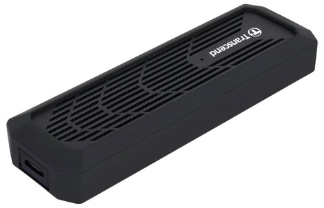 Transcend TS-CM10G M.2 SSD ház USB-C® (USB 3.2 Gen 2) 10 GBit/s M.2 PCIe NVMe, M.2 SATA 2230, 2242, 2. kép