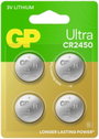 GP Gombelem CR 2450 3 V 4 db 540 mAh Lítium Ultra bélyegkép
