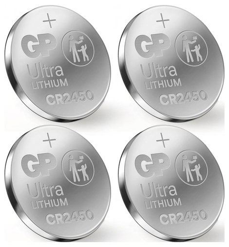 GP Gombelem CR 2450 3 V 4 db 540 mAh Lítium Ultra 2. kép