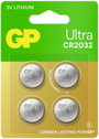 GP Gombelem CR 2032 3 V 4 db 220 mAh Lítium Ultra bélyegkép