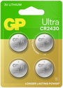 GP Gombelem CR 2430 3 V 4 db 275 mAh Lítium Ultra bélyegkép