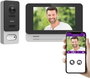 Philips WelcomeEye Wireless Videó kaputelefon Bluetooth™, WLAN Komplett készlet Fekete/szürke, Alumí bélyegkép