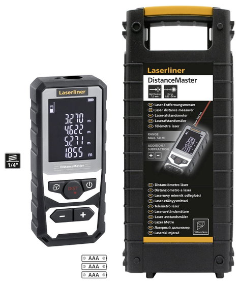 Laserliner DistanceMaster Lézeres távolságmérő Hordtáska 50 m 2. kép