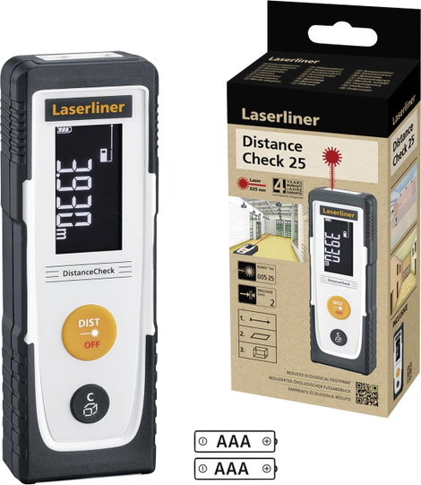 Laserliner DistanceCheck Lézeres távolságmérő 25 m