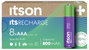 itson itsRECHARGE Mikroakku NiMH 1.2 V 8 db 2. bélyegkép