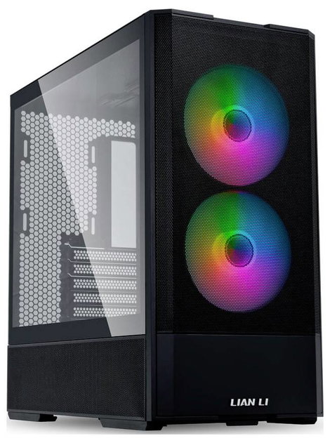 Lian Li LANCOOL 207RX Midi torony Gaming doboz Fekete