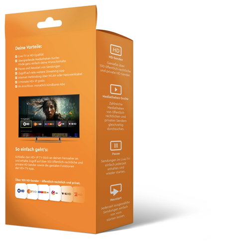 HD Plus IP TV stick Távirányítóval 8. kép