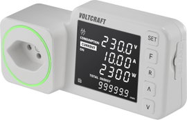 VOLTCRAFT SEM5000 CH DUAL Energiafogyasztás mérő Költség előrejelzés, Riasztó funkció, Beállítható á