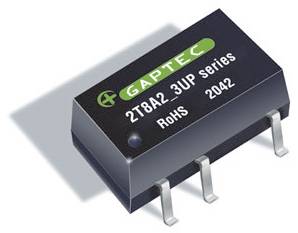 Gaptec 2T8A2_0505S3UP DC/DC gépjármű feszültségváltó 400 mA 2 W Tartalom, tartalmi egységek rendelés