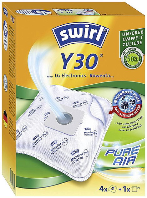 Porszívó zsák Swirl Y30 MicroPor® Plus 4 db