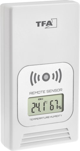 TFA Dostmann 30.3241.02 Hőmérséklet-/légnedvesség érzékelő 433 Mhz rádiójel
