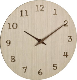 TFA Dostmann 60.3072.01 Kvarc Falióra 298 mm x 41 mm x 298 mm Fa (világos)