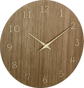 TFA Dostmann 60.3072.23 Kvarc Falióra 298 mm x 41 mm x 298 mm Fa (sötét)