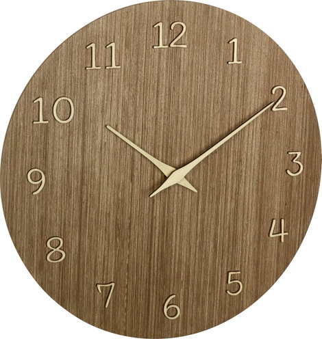 TFA Dostmann 60.3072.23 Kvarc Falióra 298 mm x 41 mm x 298 mm Fa (sötét)