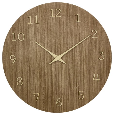 TFA Dostmann 60.3072.23 Kvarc Falióra 298 mm x 41 mm x 298 mm Fa (sötét) 2. kép