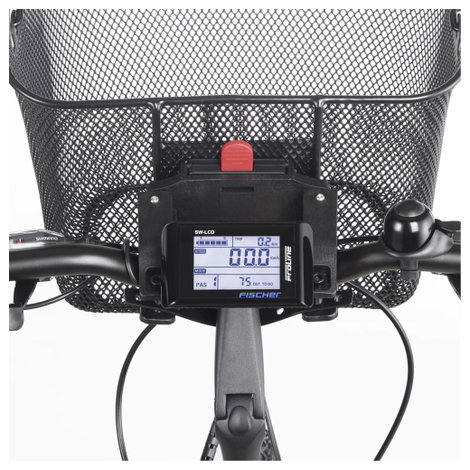 FISCHER FAHRRAD Kerékpár kosár Fekete 2. kép