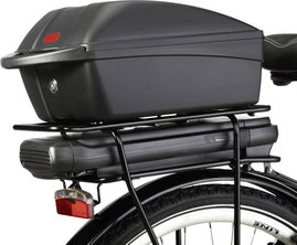 FISCHER FAHRRAD Csomagtartó doboz Fekete