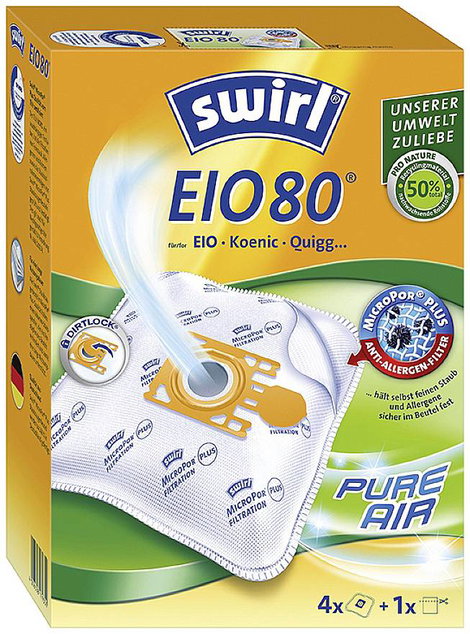 Porszívó zsák Swirl EIO80 Airspace 4 db