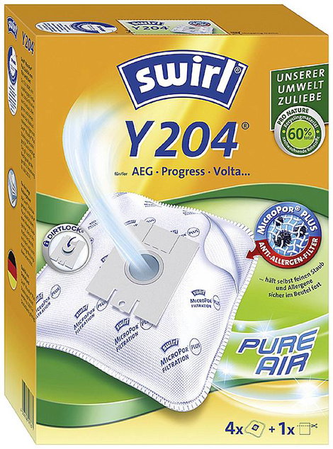 Porszívó zsák Swirl Y204 Airspace 4 db