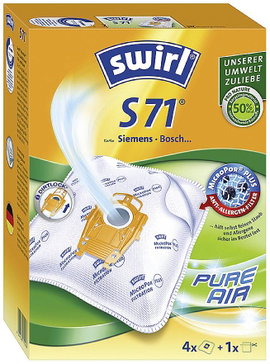 Porszívó zsák Swirl S71 Airspace 4 db