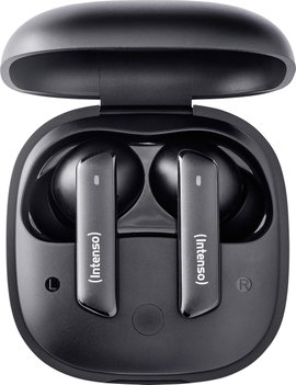 Intenso Buds Pro T500HAE schwarz Mobiltelefon In Ear fejhallgató Bluetooth® Fekete Noise Cancelling 