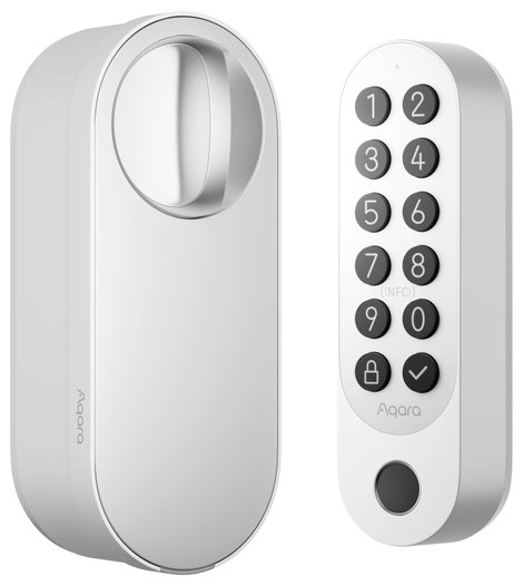 Aqara Kódbillentyűzet, Ajtózár meghajtó EL-D02DW Fehér Apple HomeKit 2. kép