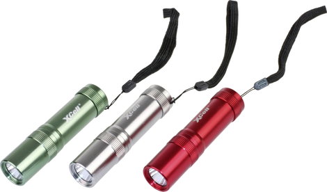 XCell Basic 1W LED Kézilámpa Elemekről üzemeltetett 130 lm 90.6 g