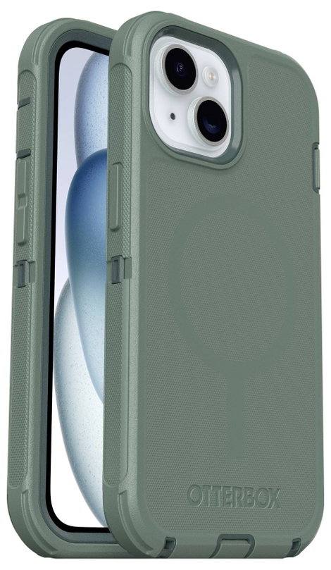 Otterbox Defender Hátlap Apple iPhone 13, iPhone 14, iPhone 15 Zöld MagSafe kompatibilis 77-97536