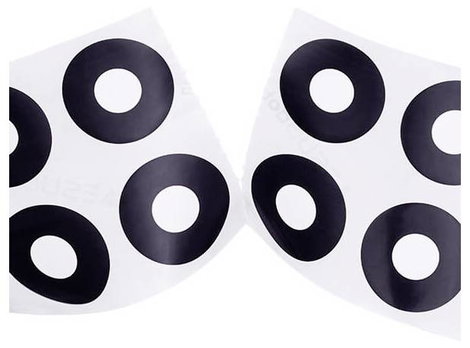 Aesub Referenciapontok AESUBdots retro permanent Ø 3 mm / 3000 targets AESD103 4. kép