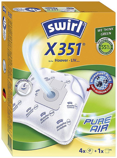 Swirl X 351 Porszívó zsák 4 db