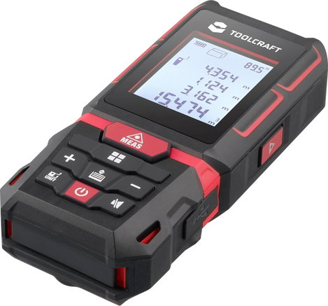 TOOLCRAFT Lézeres távolságmérő Lítiumion akku 60 m