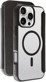 Vivanco MAG PREMIUM Booklet Apple iPhone 16 Pro Max Fekete Induktív töltés, Homoktömör, Fröccsenő ví bélyegkép