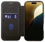 Vivanco MAG PREMIUM Booklet Apple iPhone 16 Pro Max Fekete Induktív töltés, Homoktömör, Fröccsenő ví 2. bélyegkép