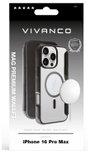 Vivanco MAG PREMIUM Booklet Apple iPhone 16 Pro Max Fekete Induktív töltés, Homoktömör, Fröccsenő ví 3. bélyegkép