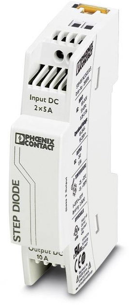 Redundancia modul, Phoenix Contact STEP-DIÓDA/5-24DC/2X5/1X10