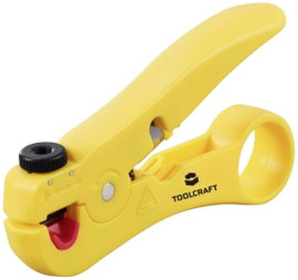 TOOLCRAFT TO-9627696 Univerzális Kábel csupaszoló Alkalmas UTP adatkábelek, STP adatkábelek 3.5 - 9 