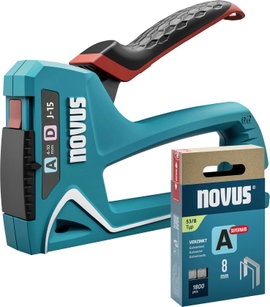 Novus Tools J-15 030-0457 Kézi tűzőgép Kapocs hosszúság 4 - 10 mm