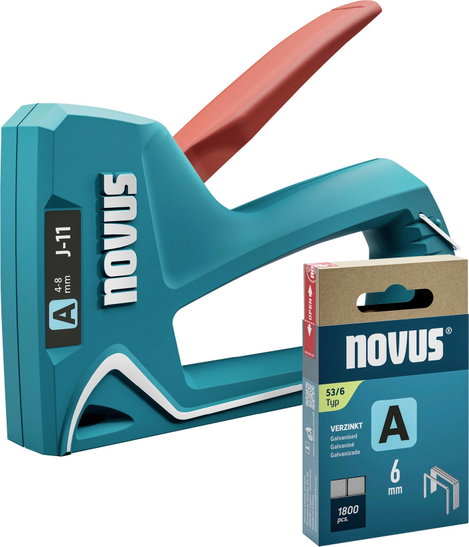 Novus Tools J-11 030-0455 Kézi tűzőgép Kapocs hosszúság 4 - 8 mm