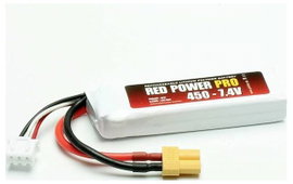 Red Power Akkucsomag, LiPo 7.4 V 400 mAh Soft doboz XT30