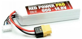 Red Power Akkucsomag, LiPo 14.8 V 900 mAh 60 C Soft doboz XT60
