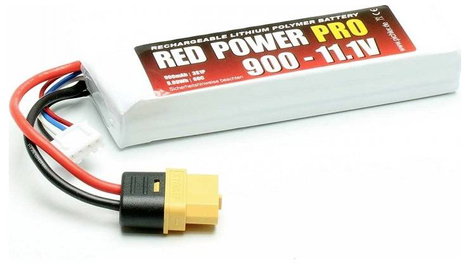 Red Power Akkucsomag, LiPo 11.1 V 900 mAh 60 C Soft doboz XT60