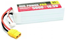 Red Power Akkucsomag, LiPo 18.5 V 5000 mAh 35 C Soft doboz XT90