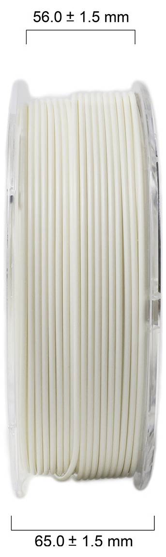 Maertz PMMA-1010-008 PMMA-1010-008 3D nyomtatószál ABS műanyag vegyileg ellenálló 2.85 mm 1000 g Feh 4. kép