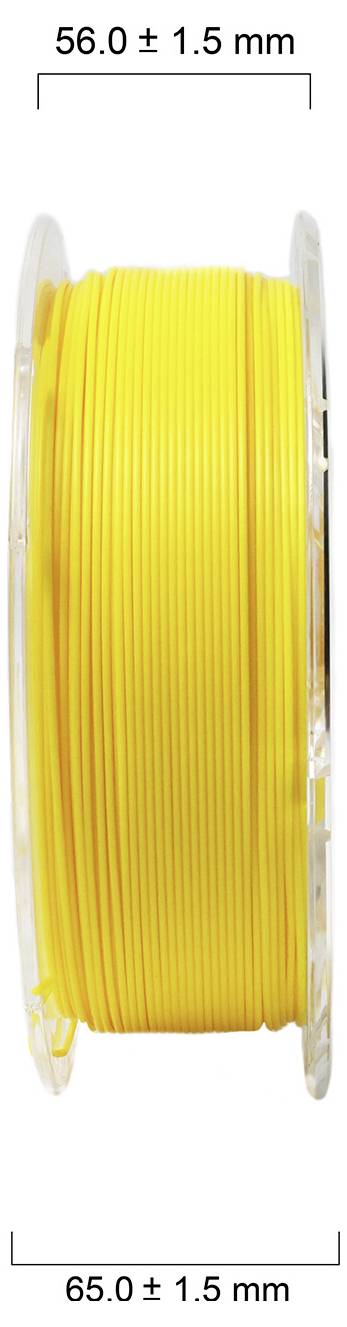 Maertz PMMA-1009-006 PMMA-1009-006 3D nyomtatószál PLA Pro 1.75 mm 1000 g Sárga 1 db 4. kép