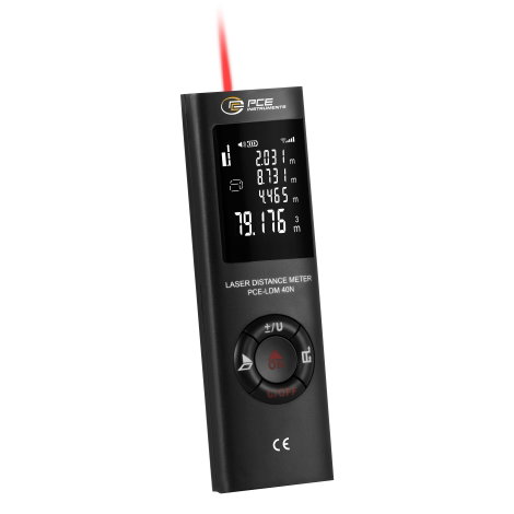 PCE Instruments PCE-LDM 40N Lézeres távolságmérő Lítiumion akku 40 m
