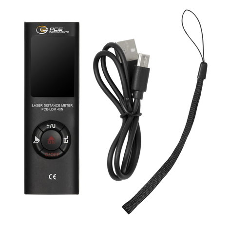 PCE Instruments PCE-LDM 40N Lézeres távolságmérő Lítiumion akku 40 m 5. kép