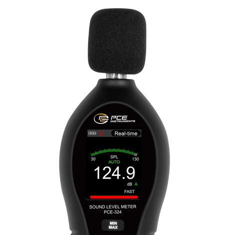 PCE Instruments PCE-324 Zajszintmérő 30 - 130 dB 2. kép