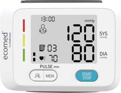 Ecomed BW-83E 23717 Vérnyomásmérő Csukló
